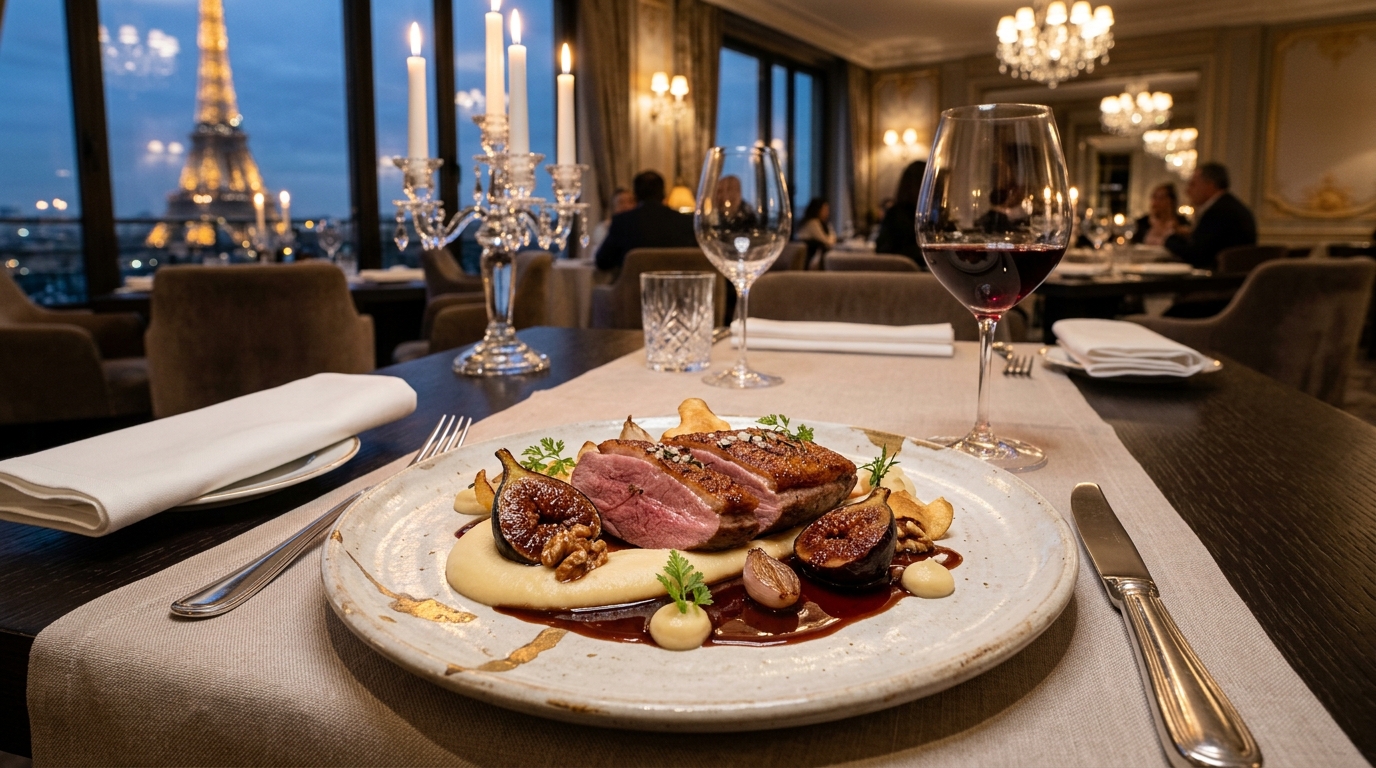 Duck Breast with Spiced Figs & Demi-Glace
